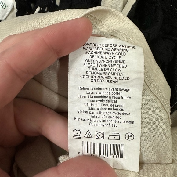 Motherhood Maternity Holed Sleeveless with Rope Detail Tunic Top Dress Sz S - Picture 8 of 8